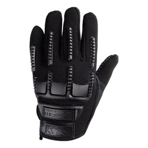 Guante Moto Bicicleta T&aacute;ctico Negro 130 Gr