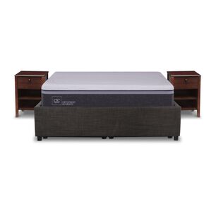 Cama Baúl Cic Ortopedic Advance / 2 Plazas / Base Normal + Velador