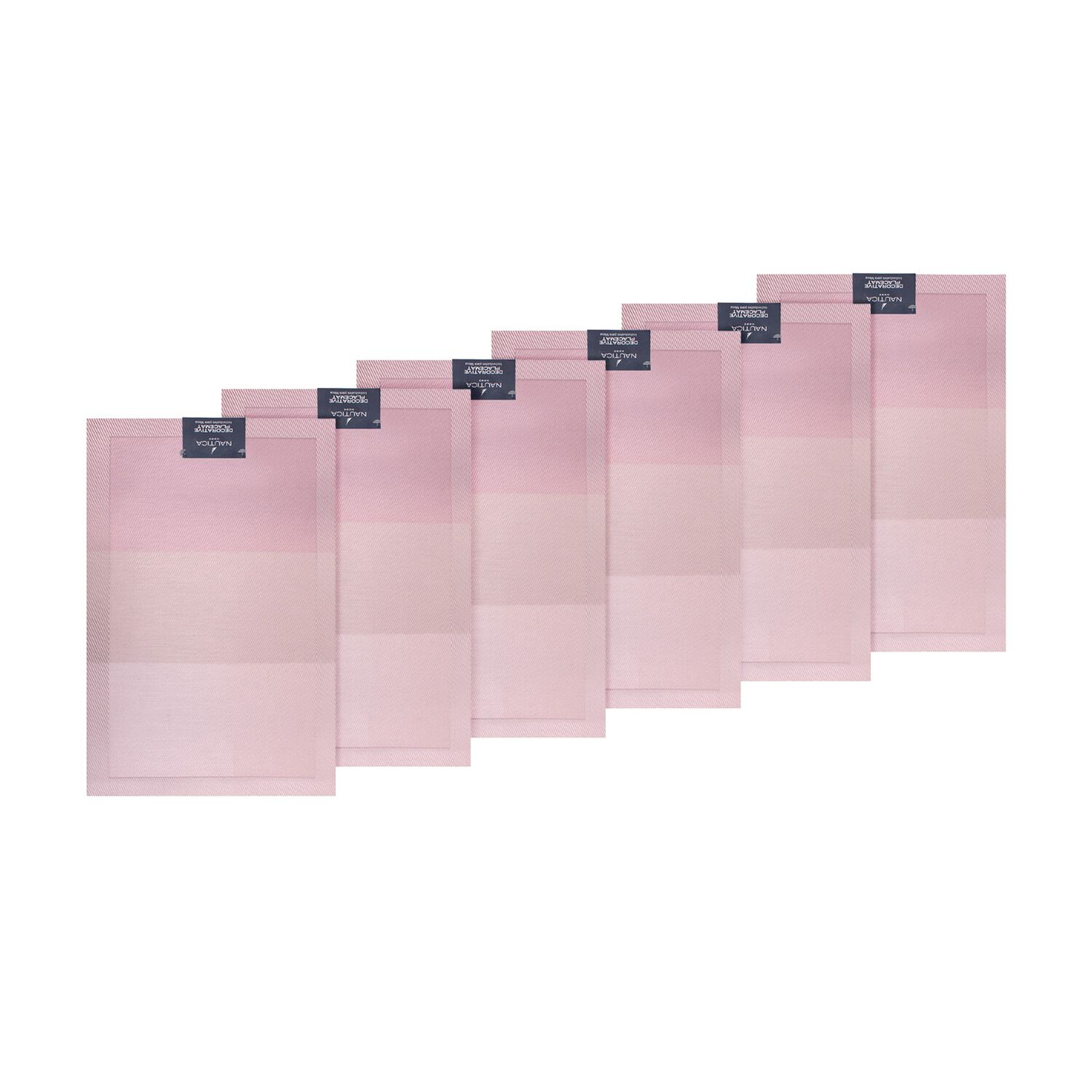 Pack 6 Individuales De Mesa Nautica Home 45x30cm Degrade Rosa image number 3.0