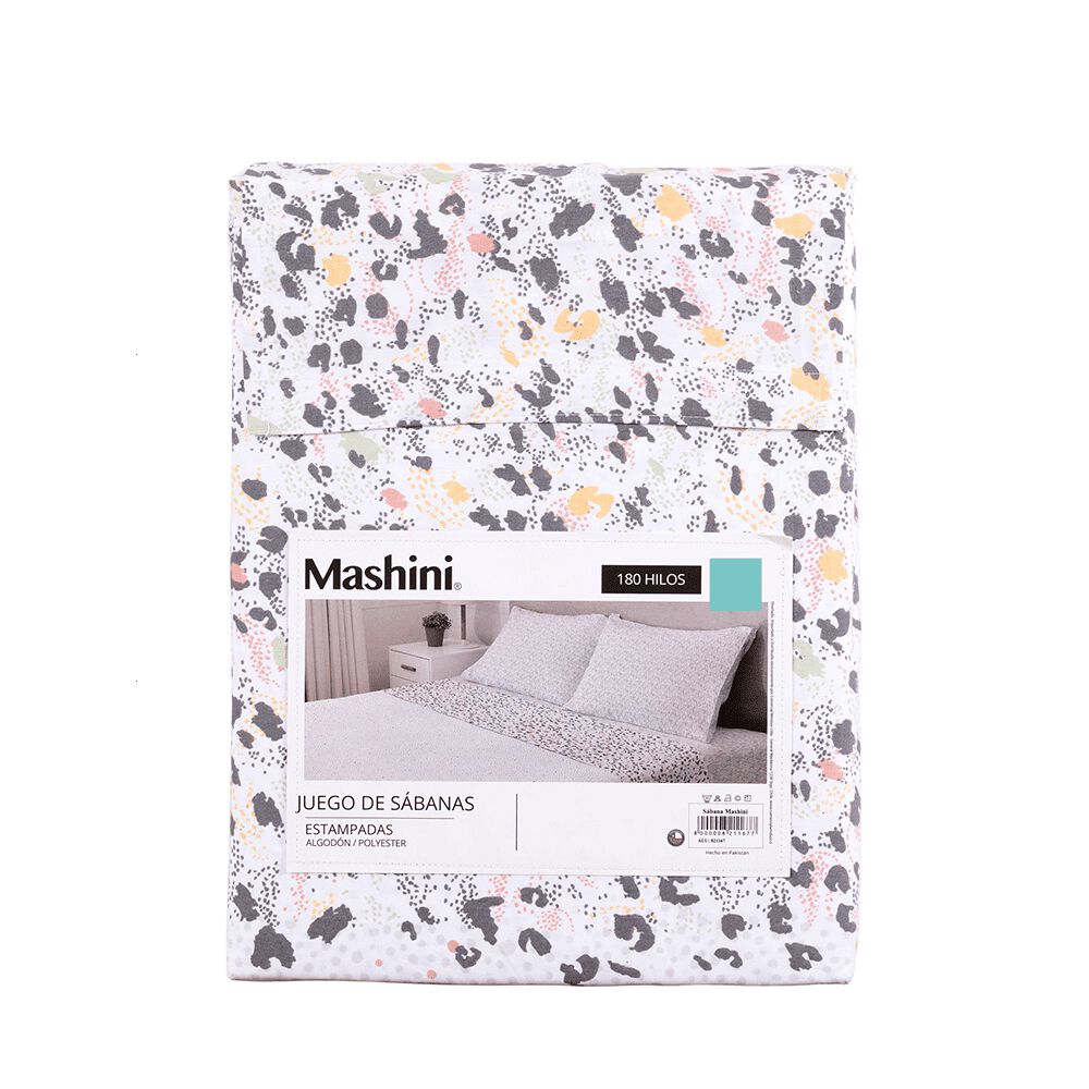 Sabana 180 Hilos Estampadas Mashini King Oasis image number 5.0