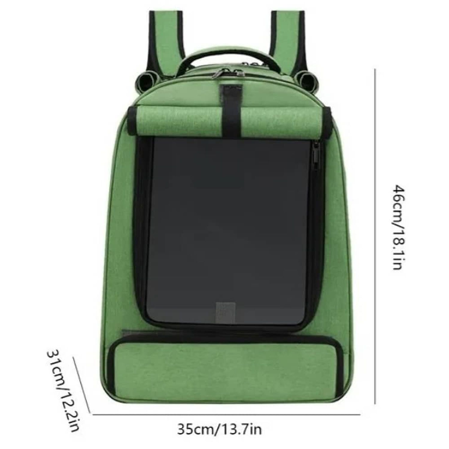 Mochila Bolso Transportes Malla Mascotas Perros Gatos Xl Beige image number 3.0