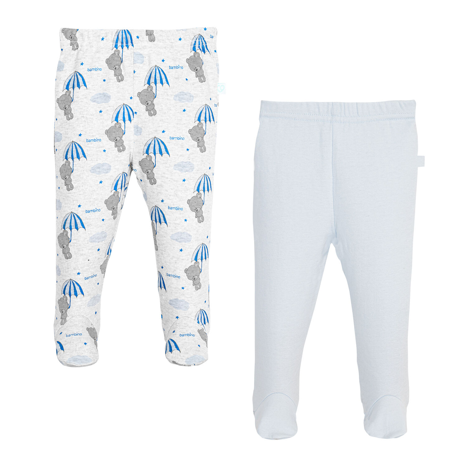 Set 2 Piezas Pantys Bambino Creations Oso Gris image number 0.0
