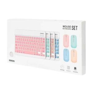 Kit De Teclado Mouse Para Ipad O Tablet Android Slim Verde
