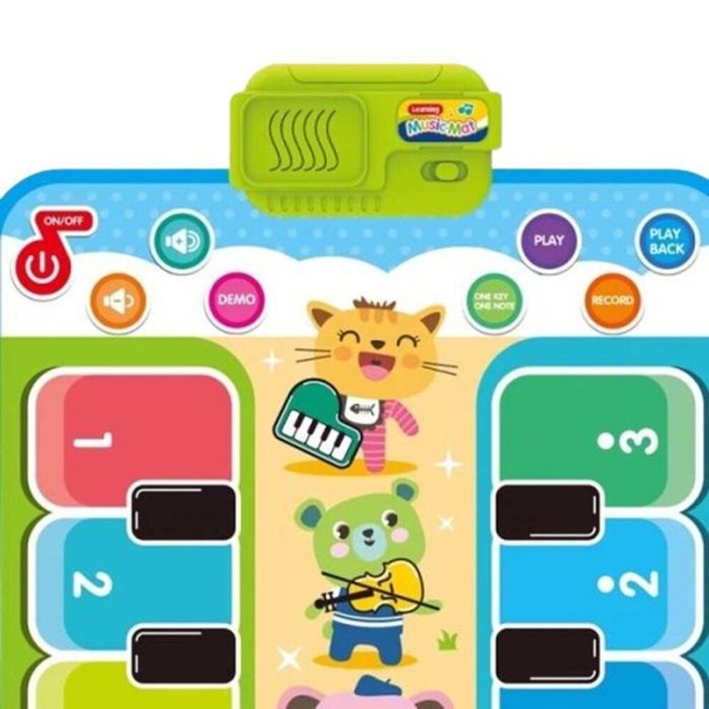 Alfombra Musical Ni&ntilde;os Doble Grande De Animales image number 4.0