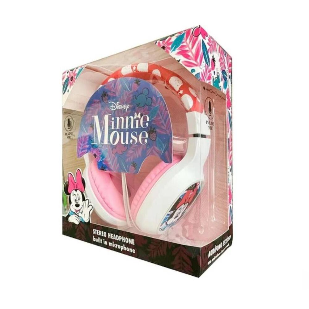 Audifonos Manos Libres Overear Infantil Blanco Minnie Mouse image number 3.0