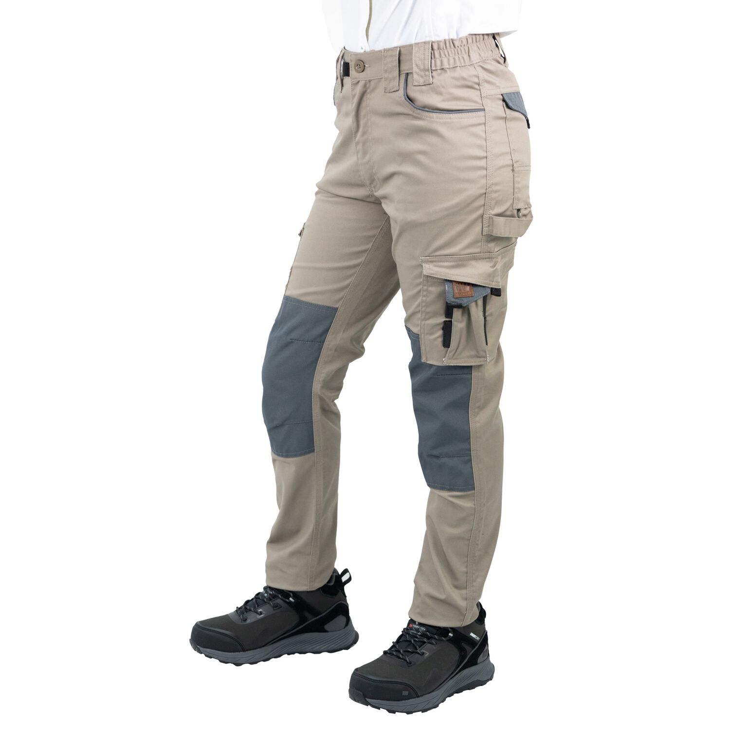Pantal&oacute;n Cargo Hw Dakota Spandex Cafe Mujer image number 2.0