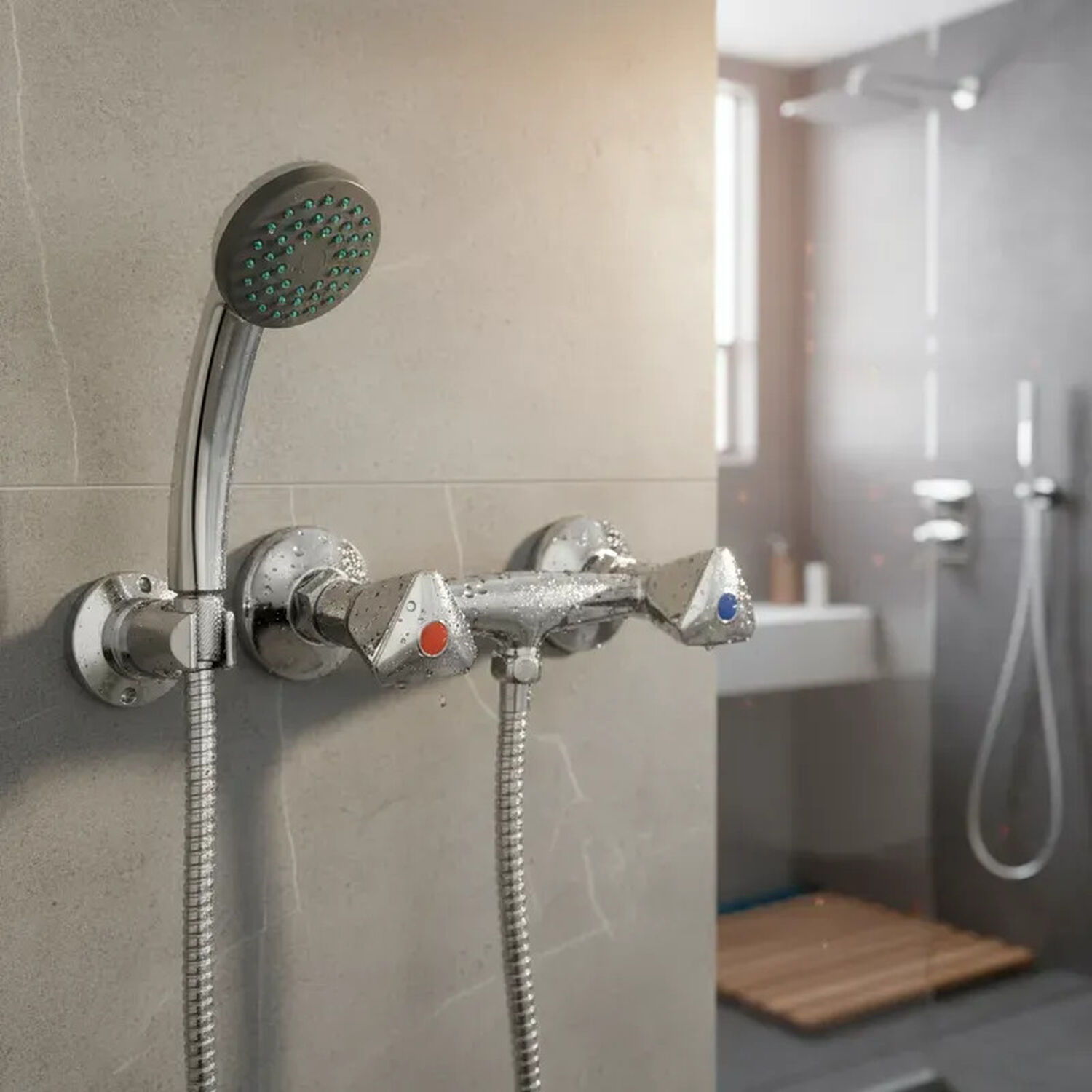 Combinaci&oacute;n Llave Grifo Para Ducha Modelo Miami Marca Pmb image number 4.0
