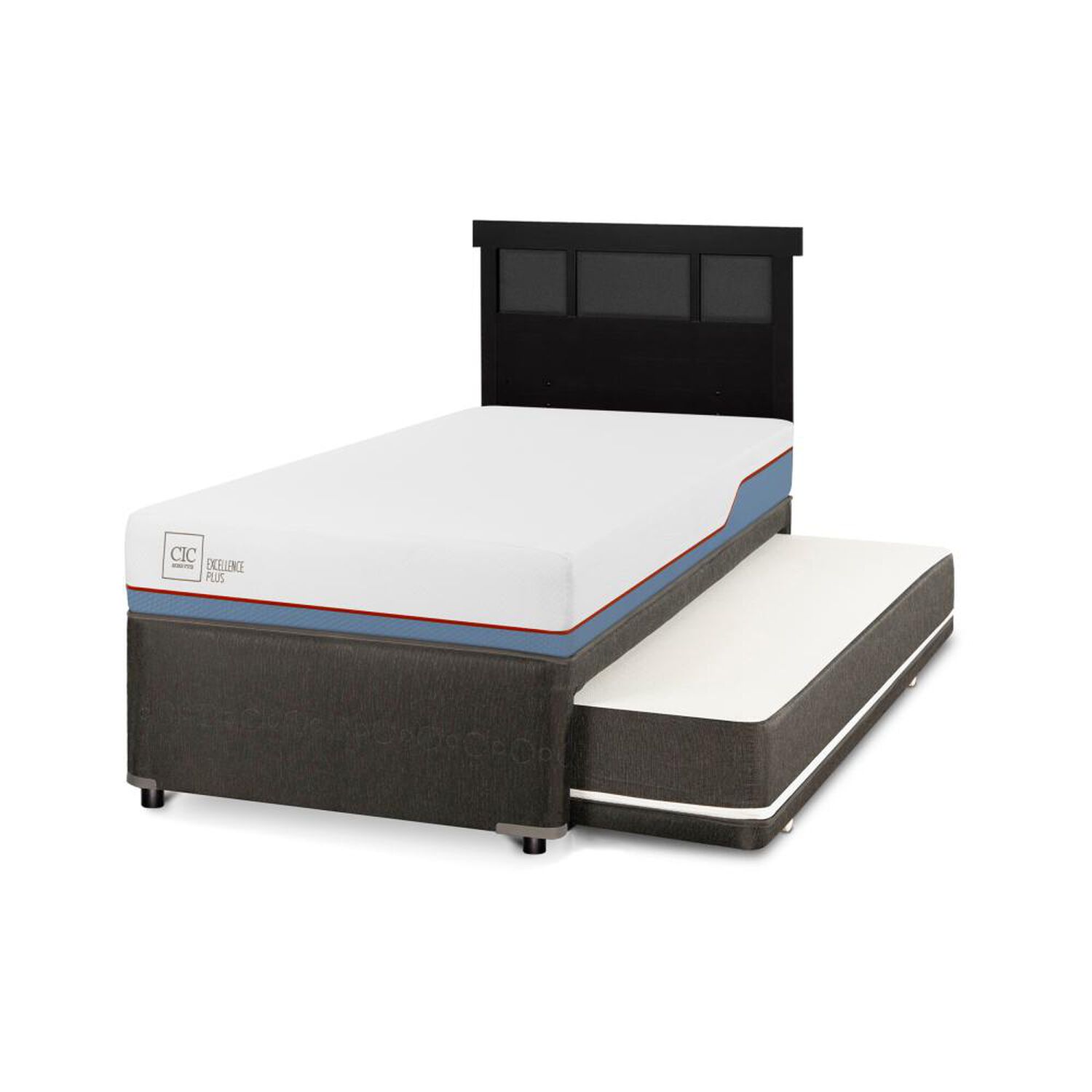 Cama Nido Cic Divan / 1.5 Plazas / Base Funcional + Respaldo image number 1.0