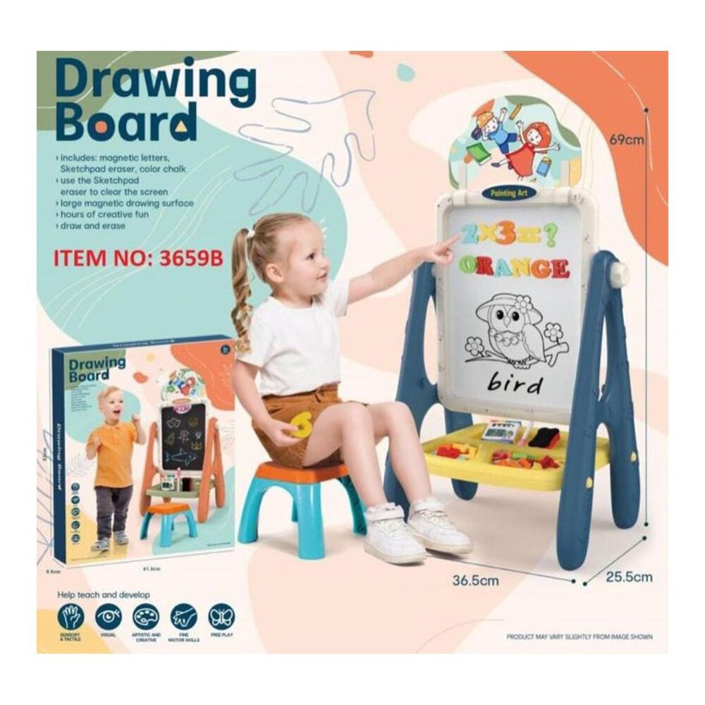 Pizarra Magnética De Colores Juegos Dibujo Niños Aprendizaje image number 3.0