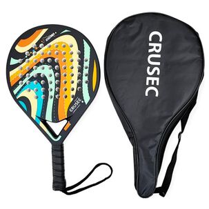 Pala Padel Crusec Mod Atacama Carbono 38mm Con Bolso Deporte