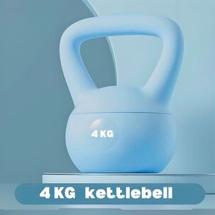 Pesa Rusa Kettlebell 4kg Crossfit Blanda Azul