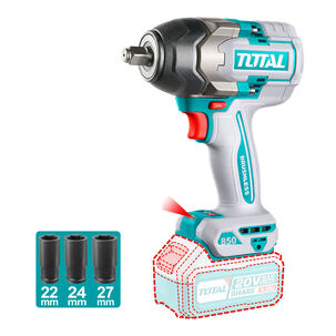 Llave De Impacto Inalámbrico 1/2" 20v 850nm Total
