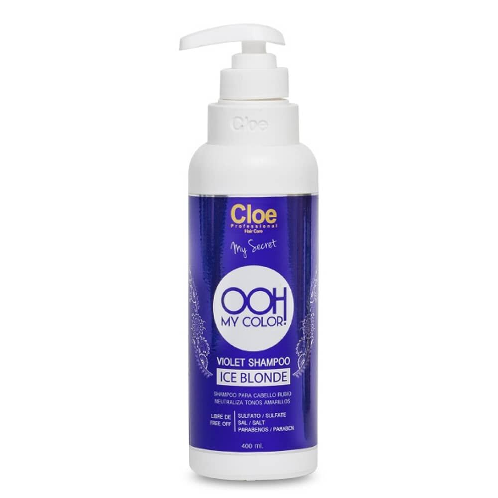 Shampoo Ooh My Color Violet Ice Blonde Cloe 400ml image number 0.0