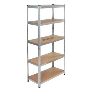 Estante Rack Galvanizado 180x90x40 Cm 5 Niveles Ajustables
