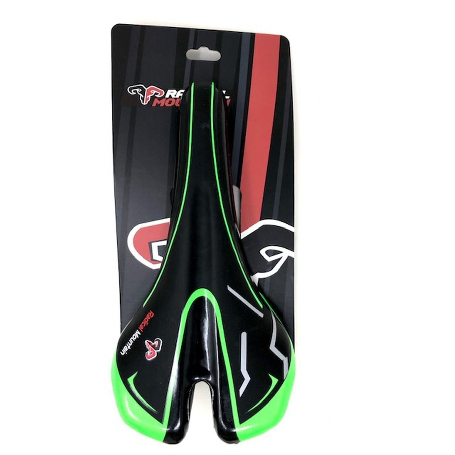 Asiento Mtb Negro/verde Radical Mountain image number 3.0