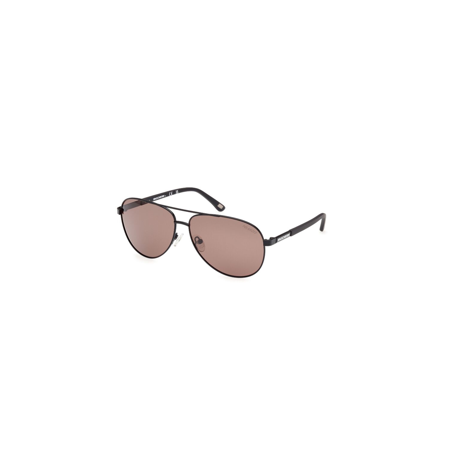 Lentes De Sol Negro Mate Polarizados Skechers image number 1.0