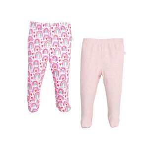 Set 2 Piezas Pantys Bambino Creations Arcoiris Rosado 6-9 M