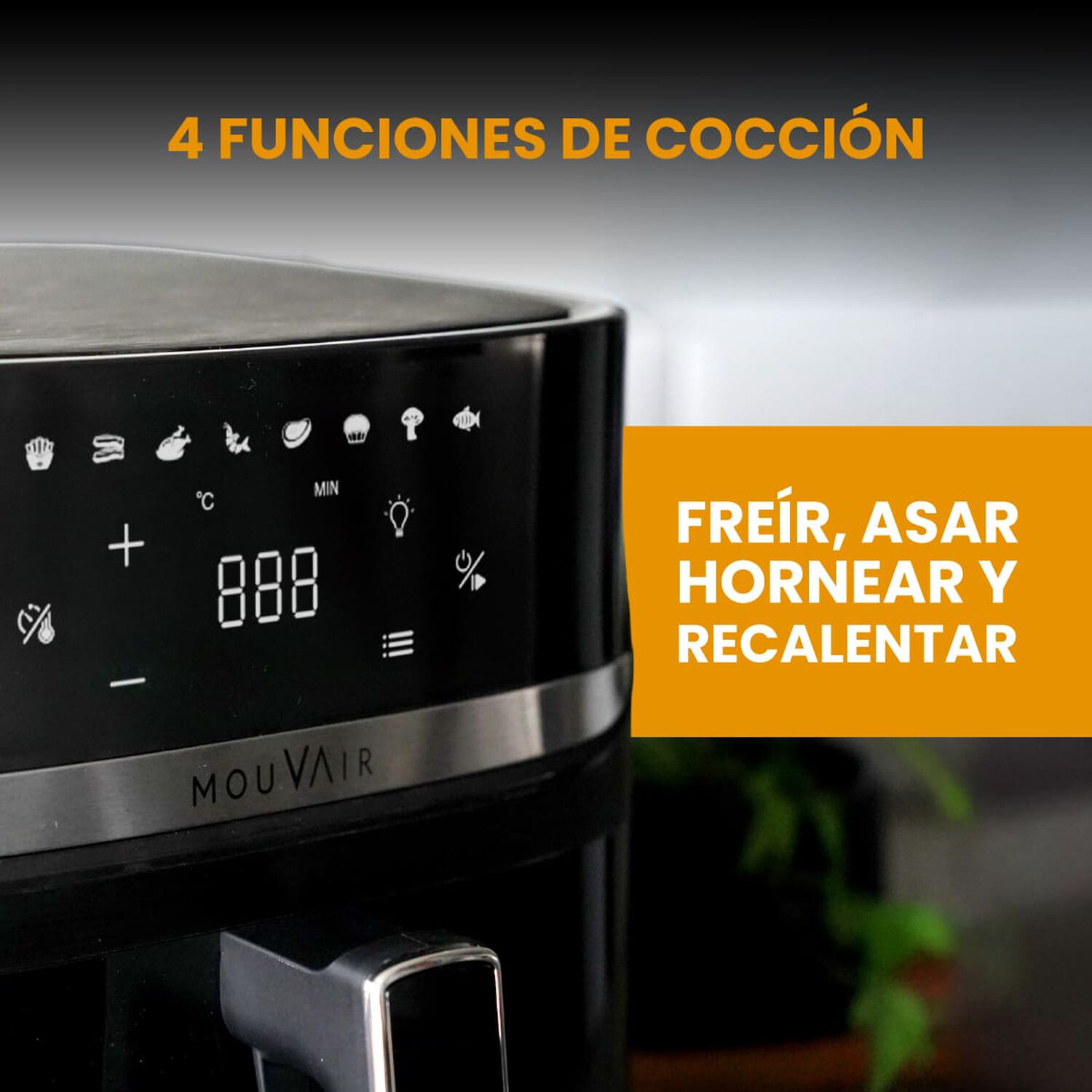 Freidora De Aire 7,6l Mouvair Supreme image number 4.0