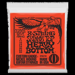 Cuerdas Guitarra El&eacute;ctrica De 8 Heavy Bottom Ernie Ball 9-80 2624