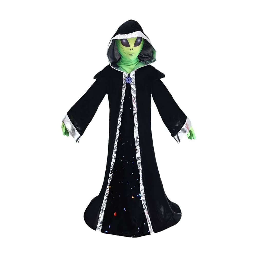 Disfraz Alien Marciano M&iacute;stico Stardy Infantil Para Ni&ntilde;os Verde Cosplay Extraterrestres Espacial Ideal Para Fiesta, Halloween image number 0.0