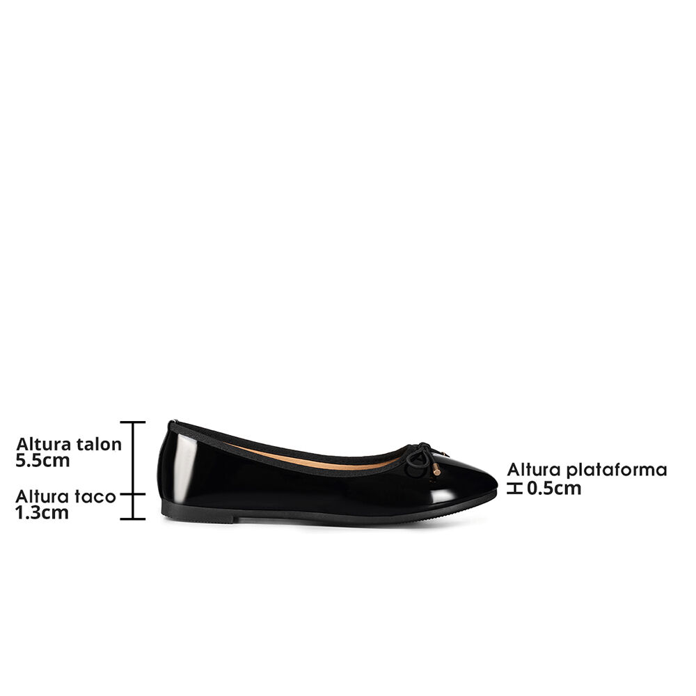 Ballerina Casual Charol Mujer Elegante Weide You506 image number 5.0