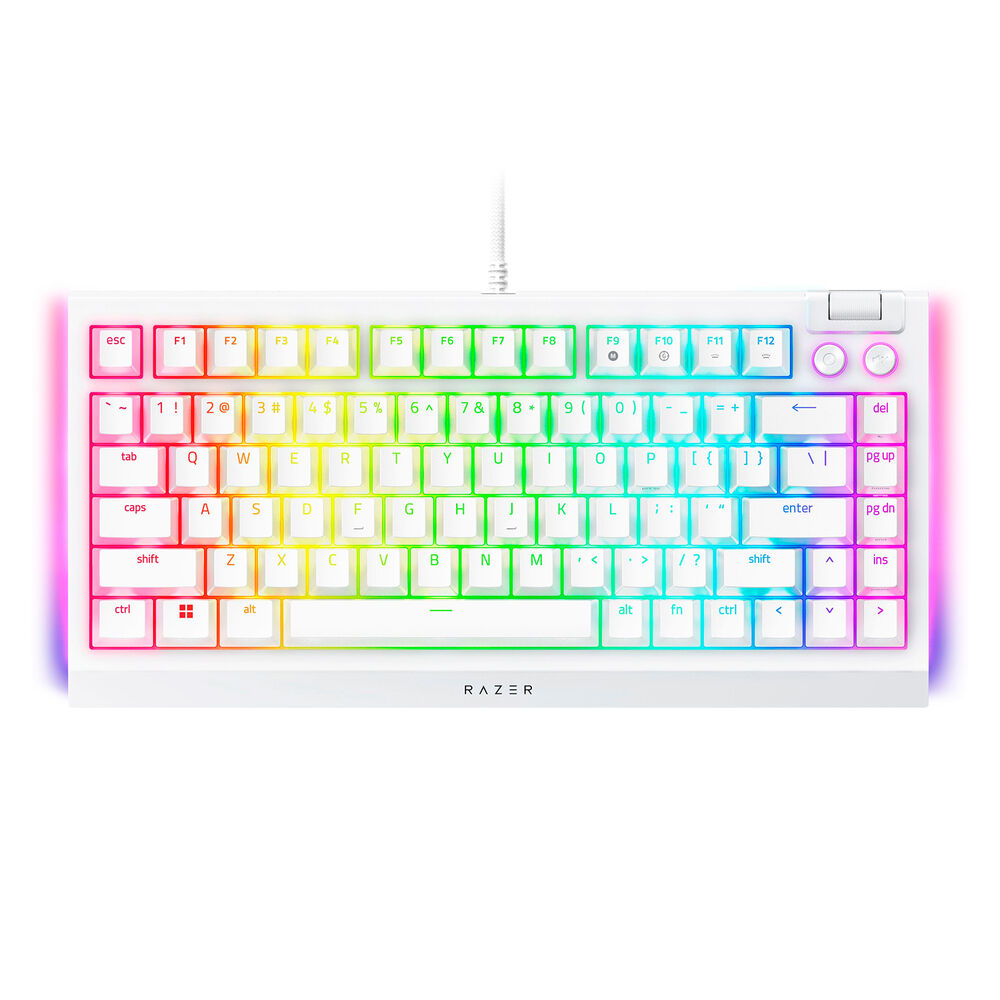 Teclado Gamer Razer Blackwidow V4 75% Switch Orange Mercury image number 1.0