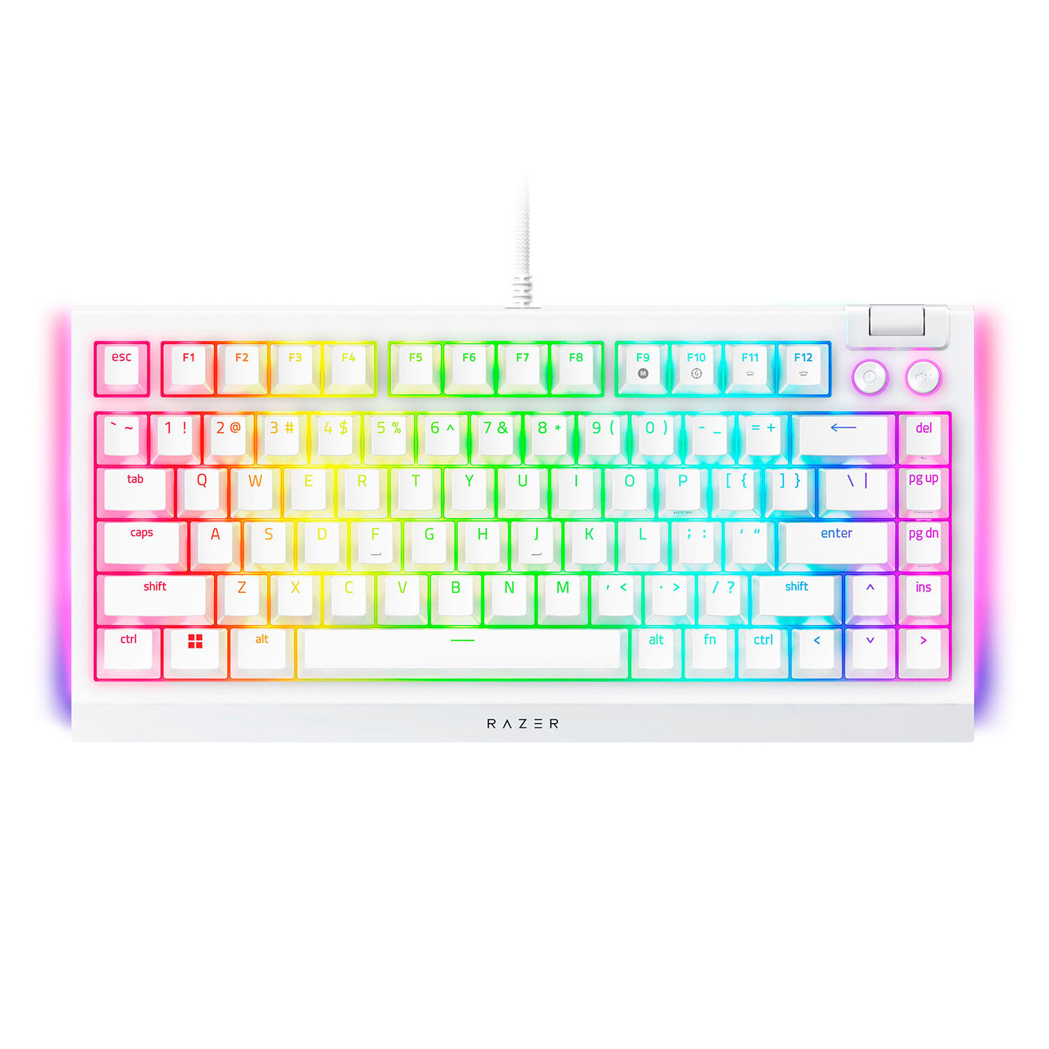 Teclado Gamer Razer Blackwidow V4 75% Switch Orange Mercury image number 1.0