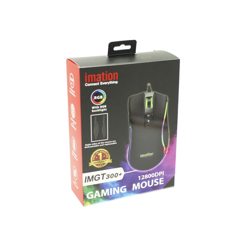 Mouse Gamer Imation Imgt300 Rgb 12800 Dpi - Ps image number 2.0