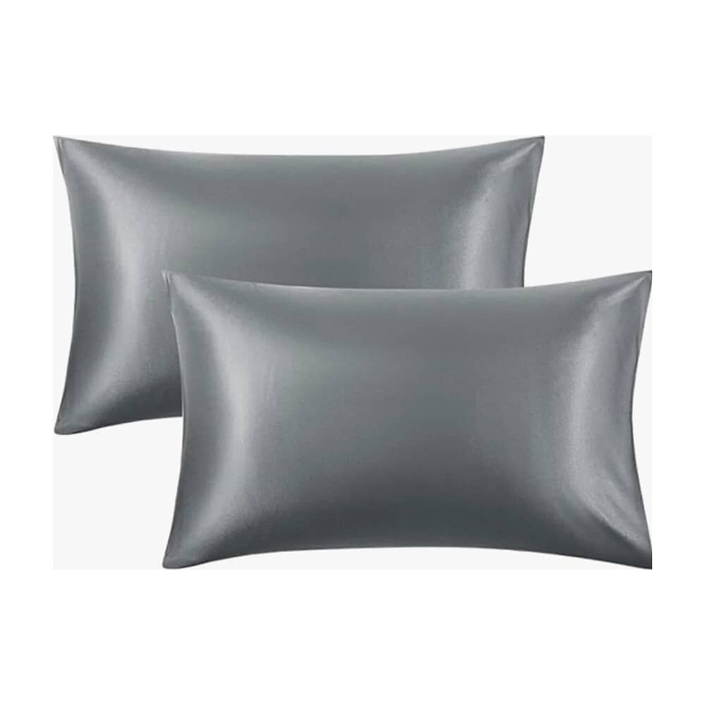 Funda Almohada Satin 100x50 Cm Gris image number 0.0
