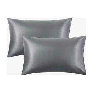 Funda Almohada Satin 100x50 Cm Gris