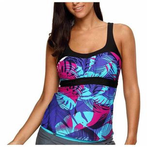 Traje De Ba&ntilde;o Top Tankini S&oacute;lo Parte De Arriba Gloriahoon Vi