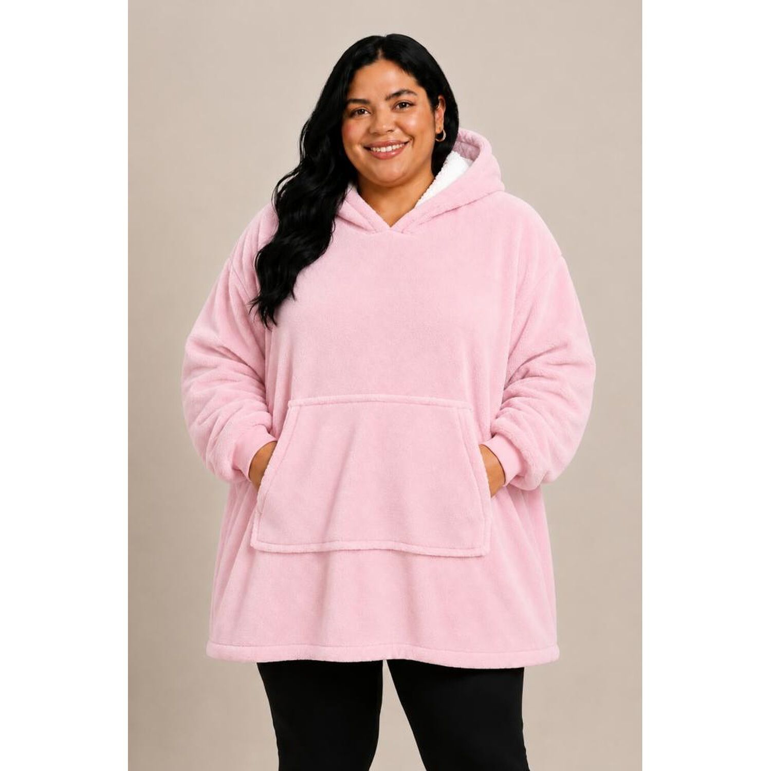 Poleron Felpa Capucha Manta Polar Invierno Unisex Talla Unic image number 63.0