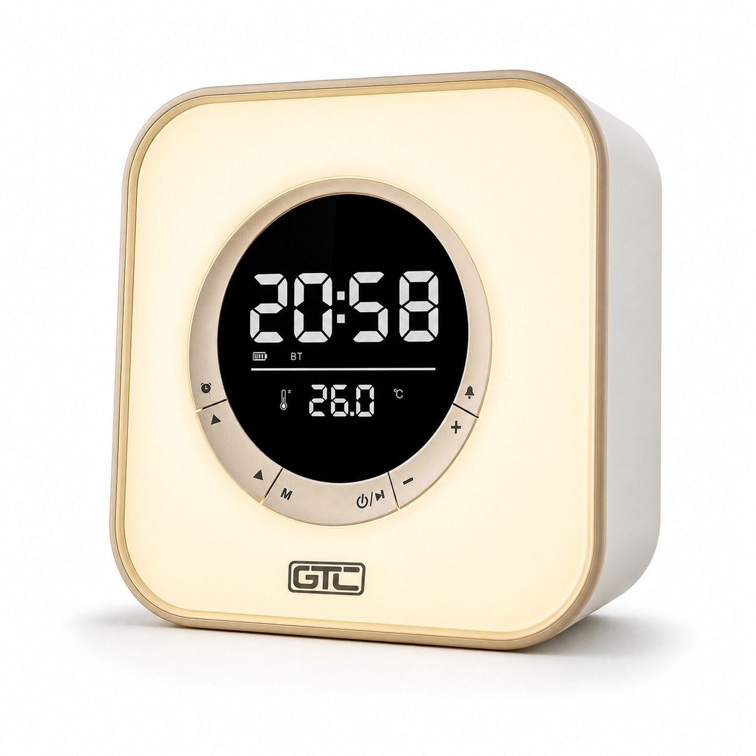Parlante Bluetooth Rgb Despertador Reloj Temperatura Spg-134 image number 5.0
