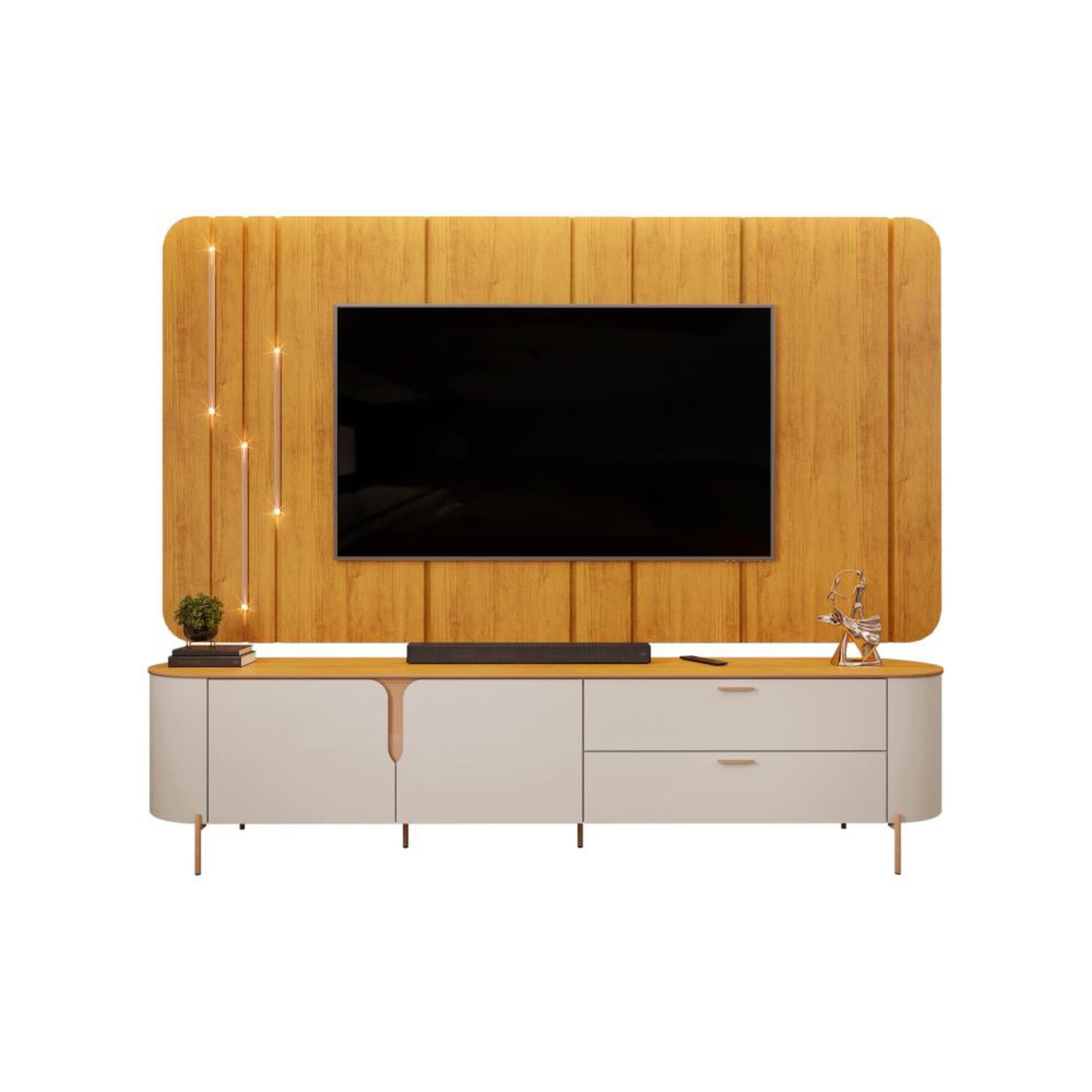 Home Tv Di Poretti Celine / 2 Puertas / 2 Cajones image number 0.0