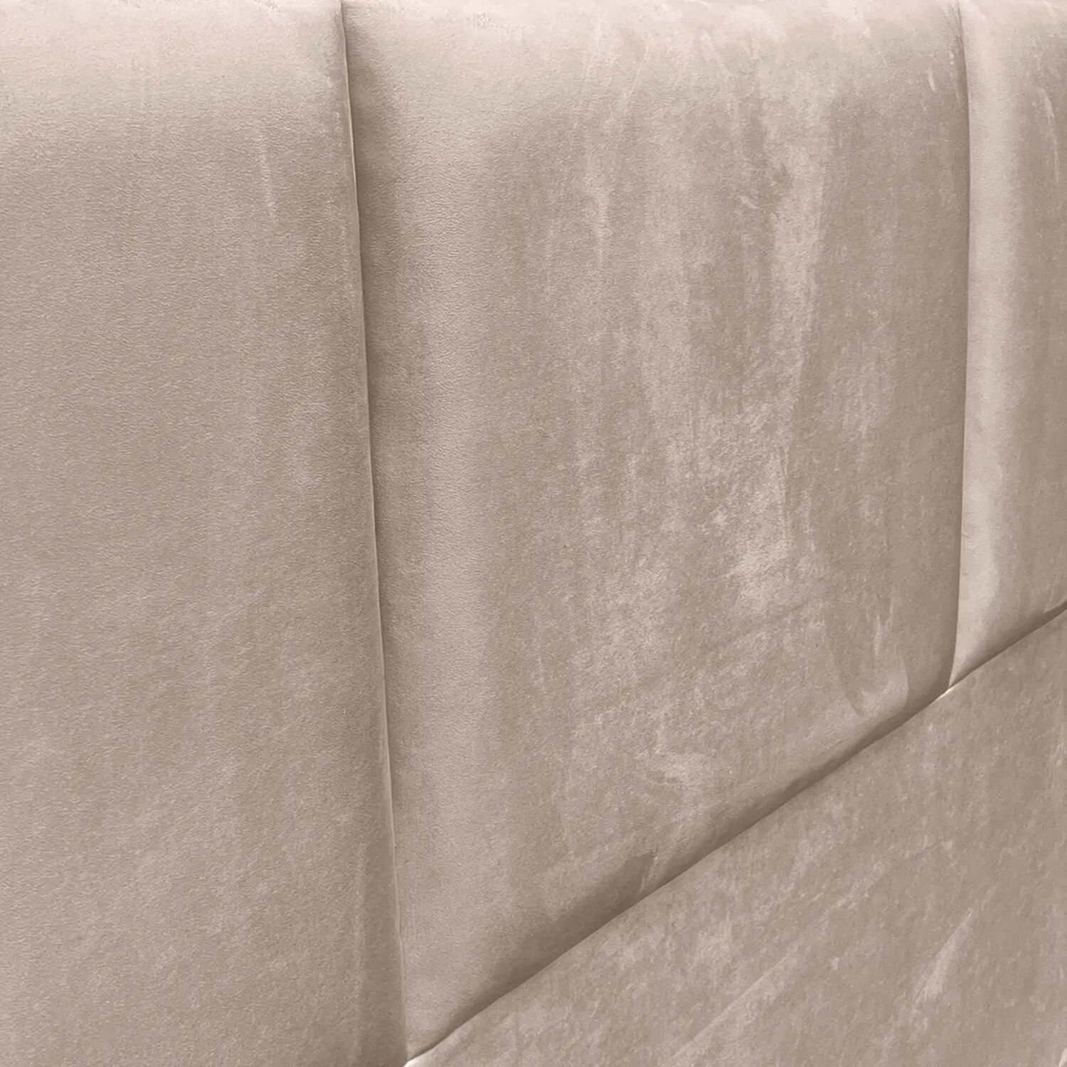 Respaldo De Cama Block Felpa Beige Queen image number 1.0