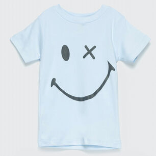Polera Celeste Smile Adulto Algod&oacute;n Peruano