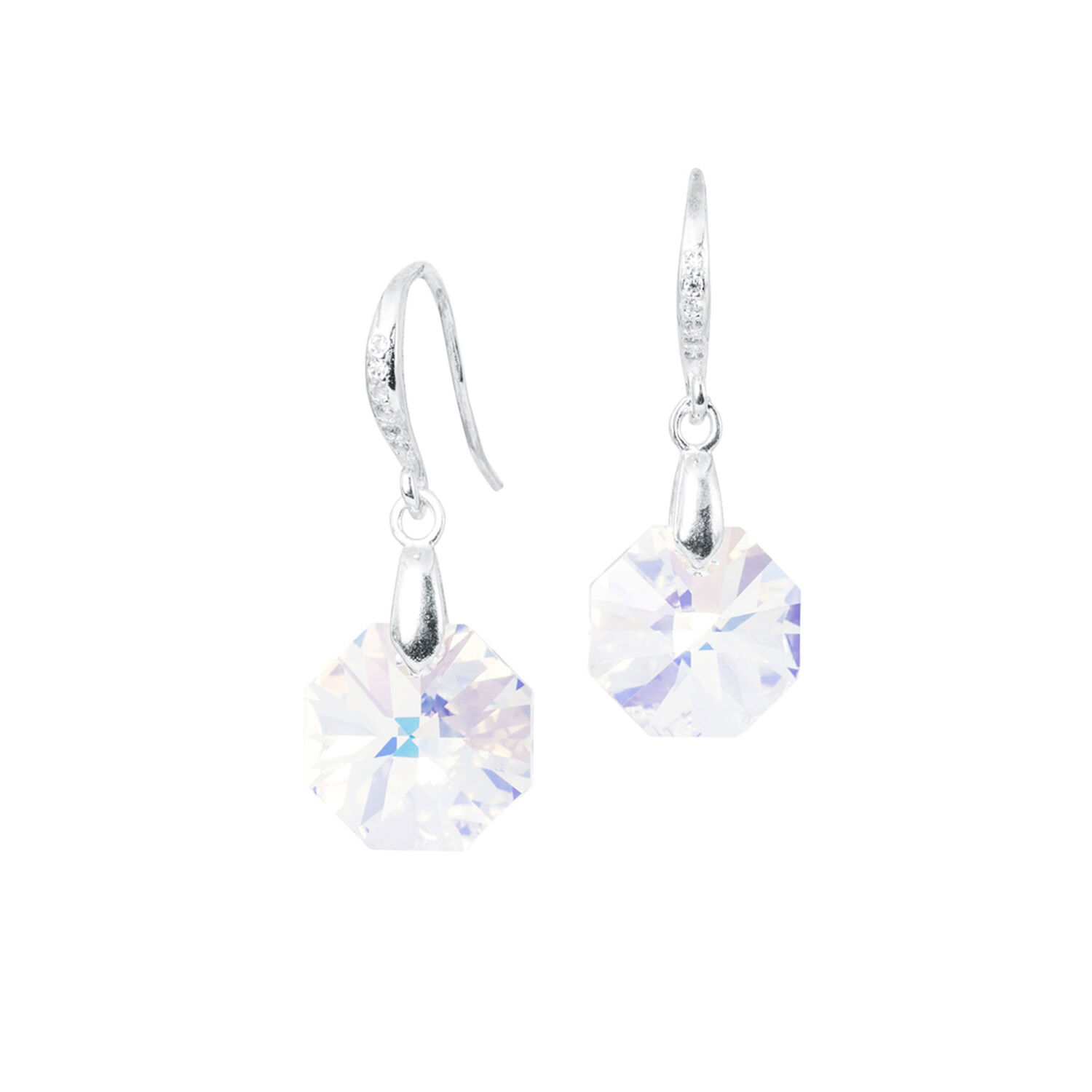 Aros Lucia Cristales Genuinos Aurora Boreal image number 0.0