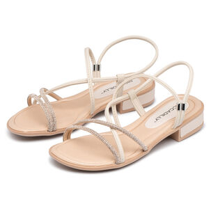 Sandalia Mujer Glam Taila Hueso 847 Piccadilly