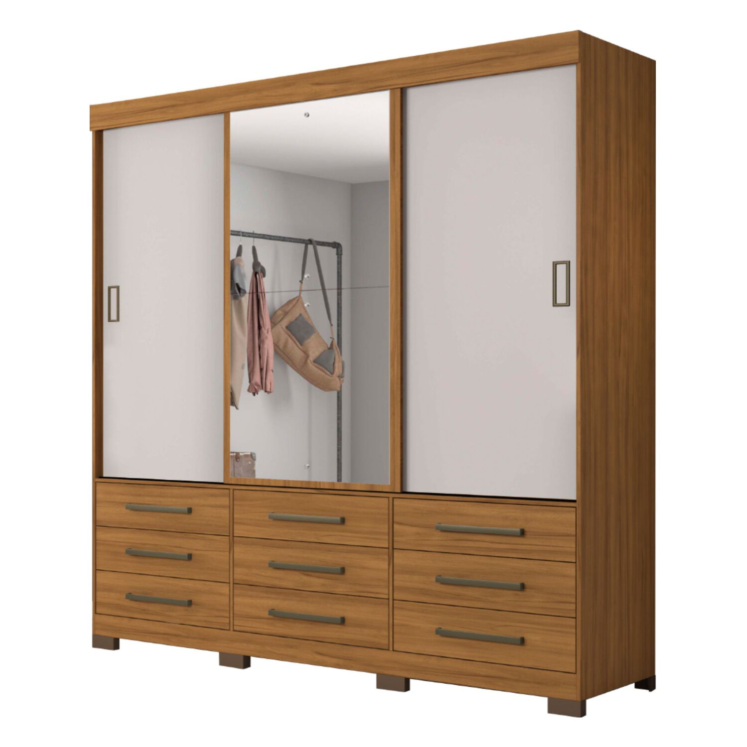 Cl&oacute;set Home Mobili Enzo / 3 Puertas / 9 Cajones image number 0.0