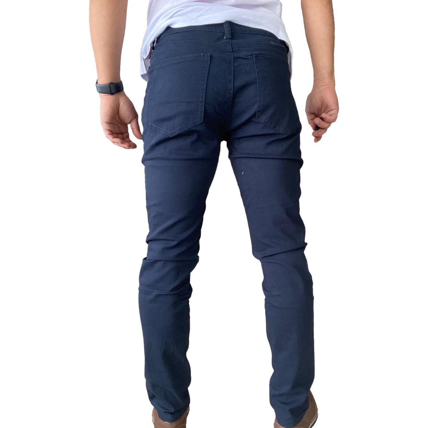 Pantal&oacute;n Tela Elasticado Slim Fit Colores image number 16.0