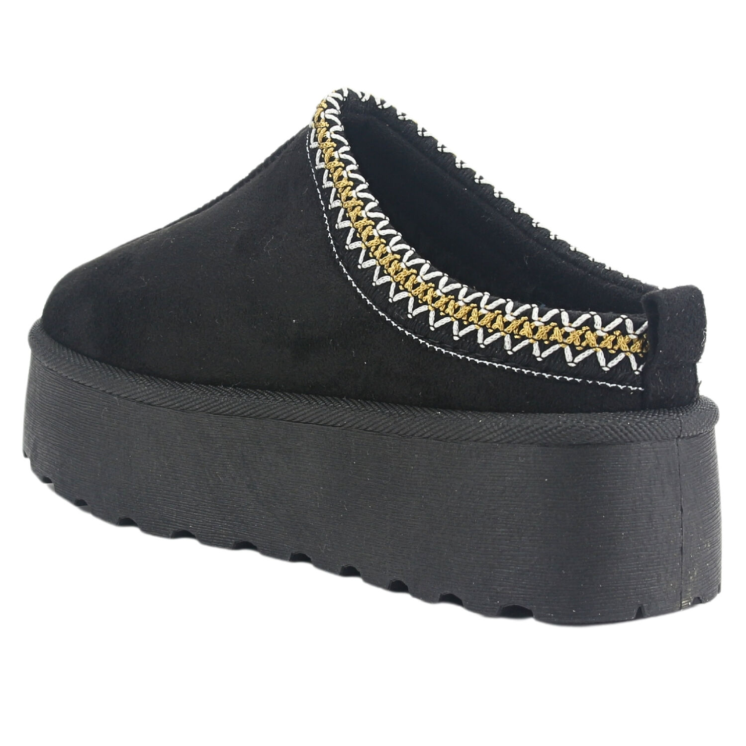 Pantufla Chalada Mujer Pinguih-3 Negro Comfort image number 3.0