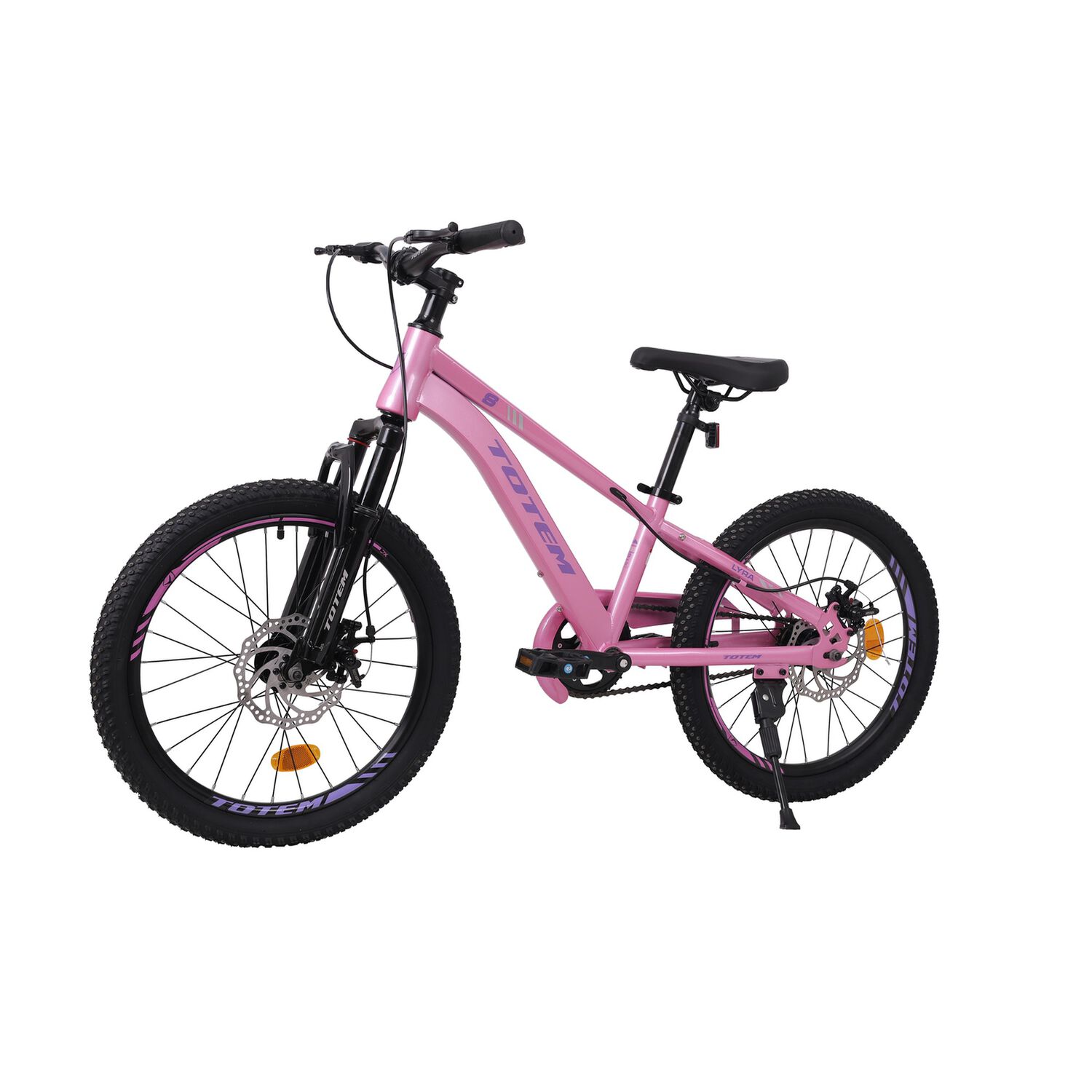 Bicicleta Totem Mtb Aro 20 Modelo Lyra Rosada image number 2.0