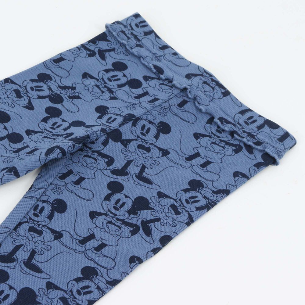 Calza Ni&ntilde;a Full Print Minnie Mouse Azul Disney image number 2.0