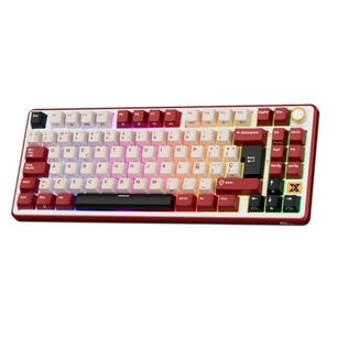 Teclado Mec&aacute;nico Rk X87 Bordeaux Red 87% Espa&ntilde;ol Rk