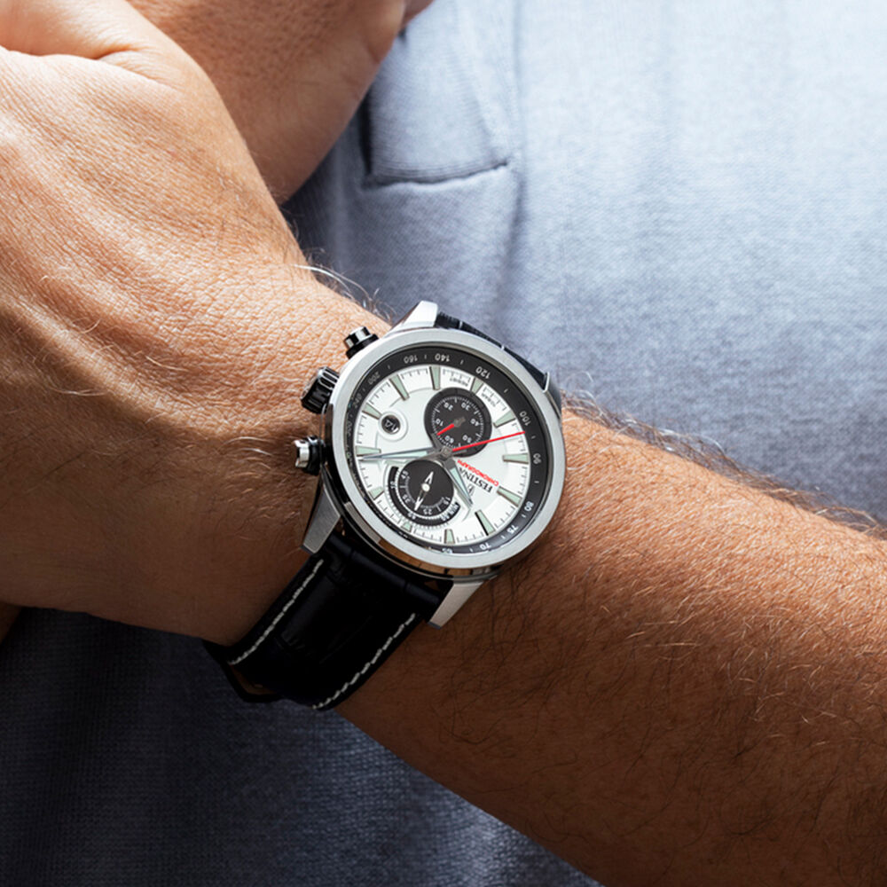 Reloj F20695/1 Festina Plateado Hombre Timeless Chronograph image number 1.0