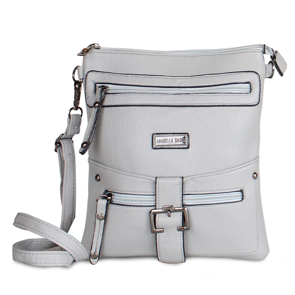 Cartera Bandolera Pola Gris Anabella Sachi image number 3.0