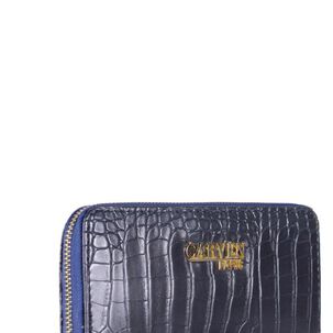 Billetera De Mujer Jade Azul Carven