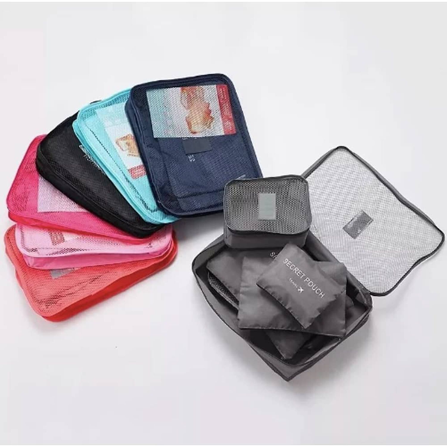 Organizador Set De 6 Bolsa De Almacenamiento Para Maletas image number 2.0