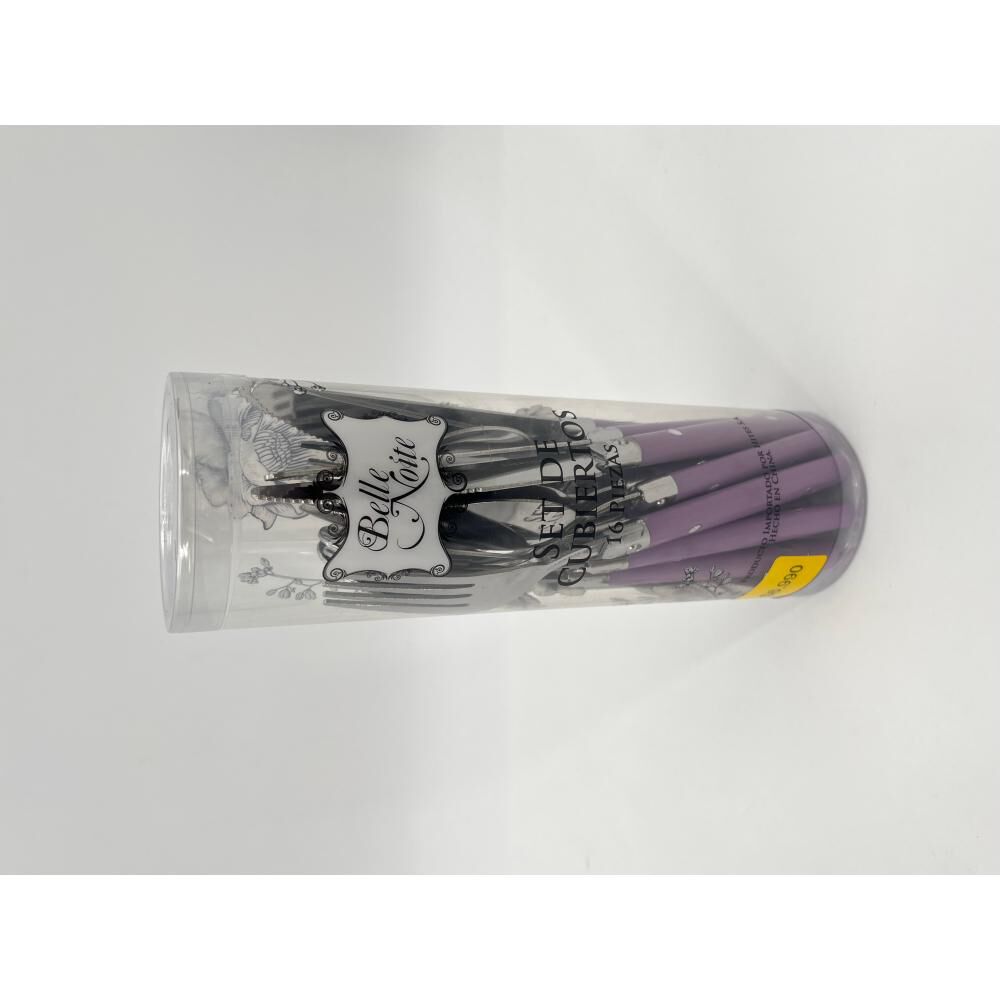 Cubiertos De Mesa Belle Noite Lila / 16 Piezas image number 0.0