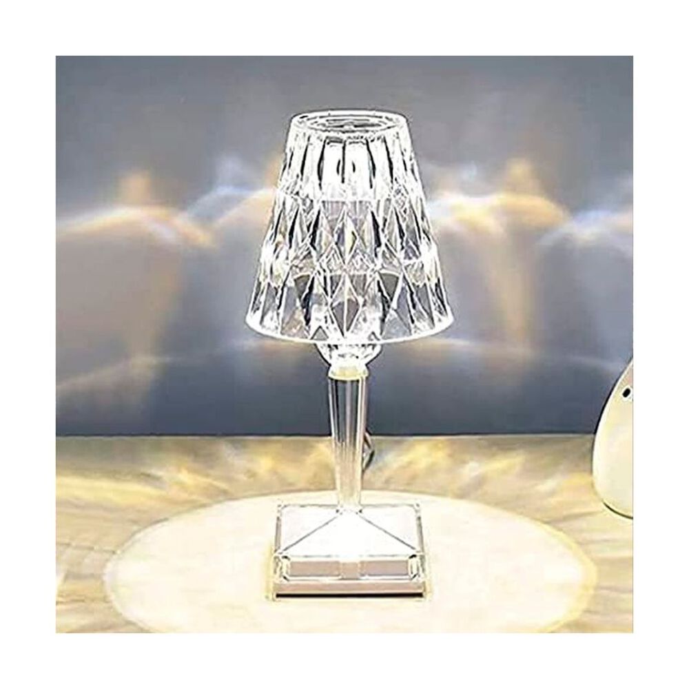 L&aacute;mpara De Mesa Dise&ntilde;o De Diamante Con Modos De Luz Y Control T&aacute;ctil image number 2.0
